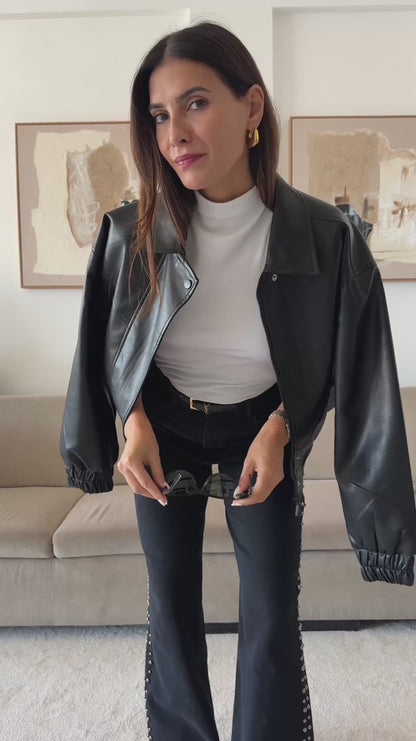 Brown Studded Trousers