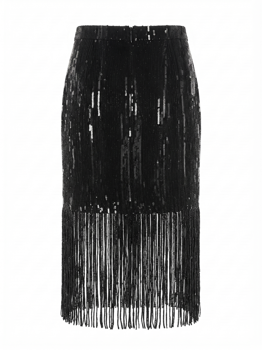 Jupe à paillettes avec des fils