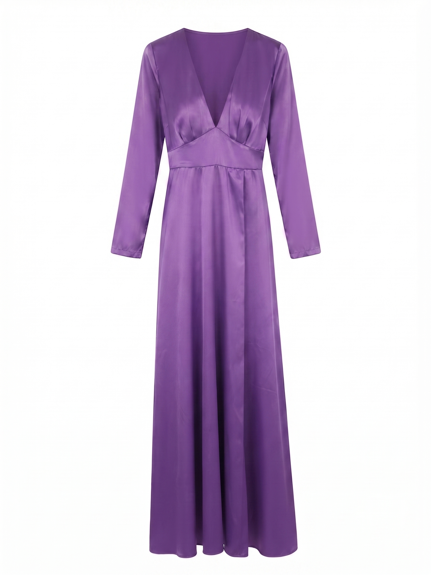 Vestido Acetinado Roxo