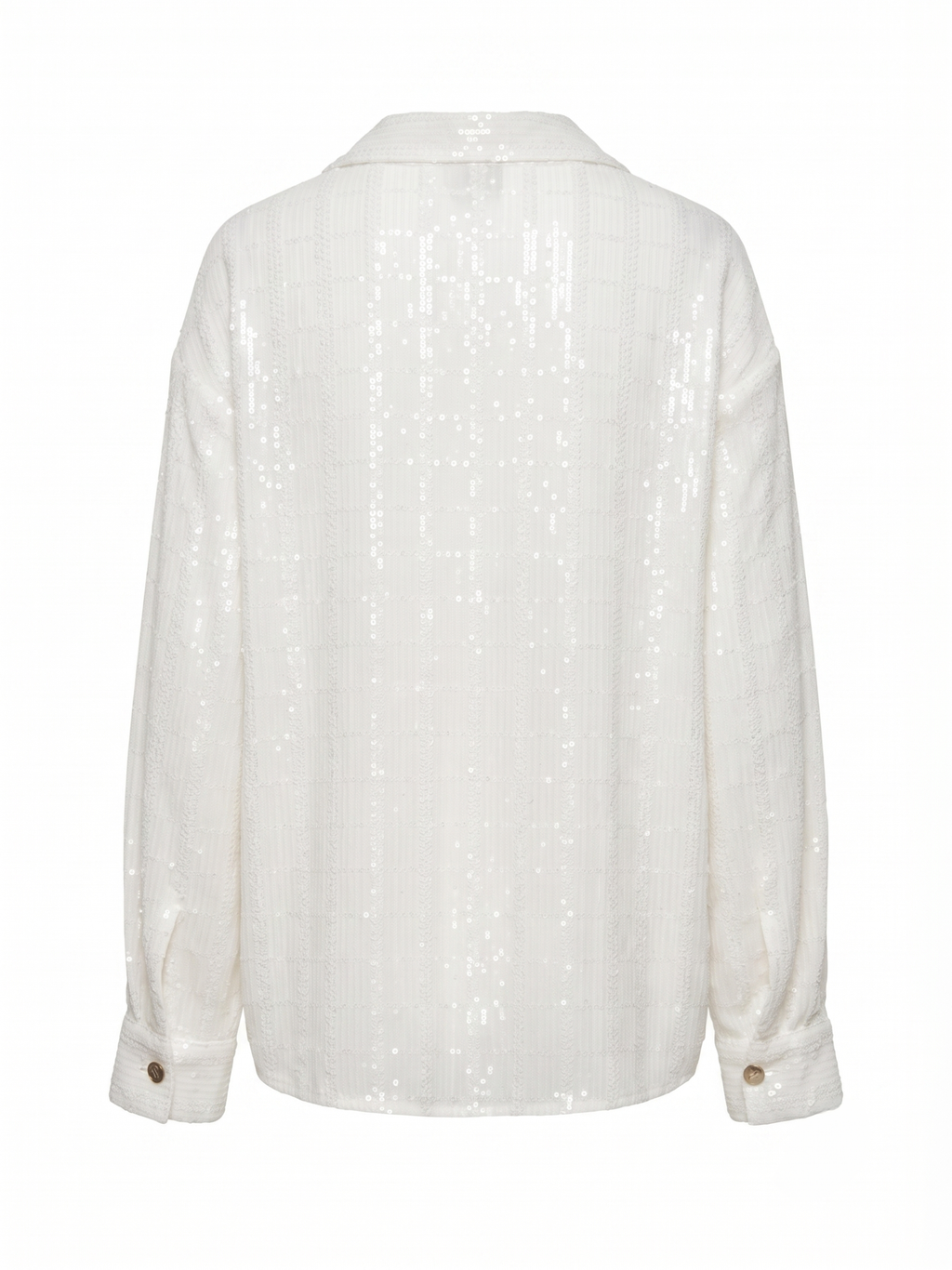 Camisa Lantejoulas Branca