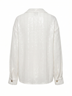 Camisa Lantejoulas Branca