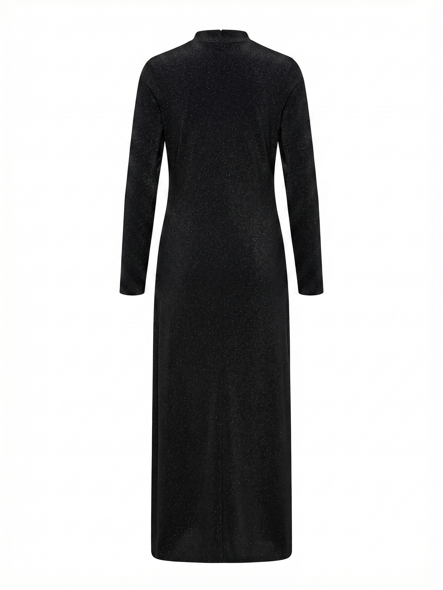 Schwarzes, glitzerndes Midikleid