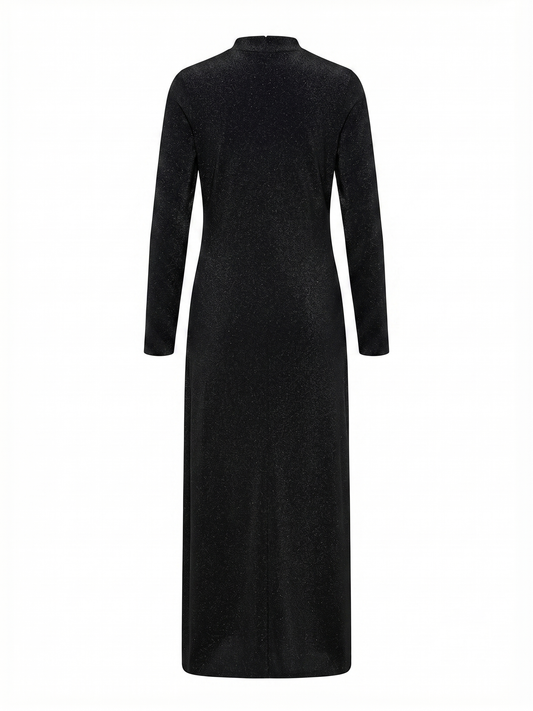 Vestido Midi Brilhantes Preto