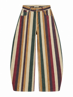 STRIPED BALLOON JEANS 3