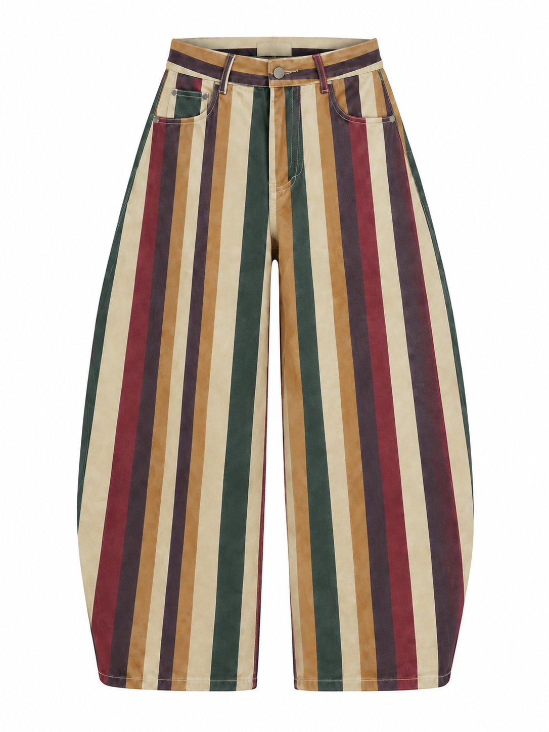 STRIPED BALLOON JEANS 3