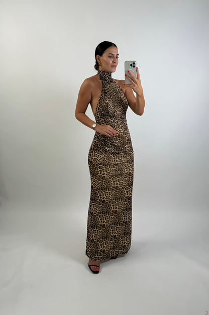 VESTIDO AGNES PADRAO ANIMAL PRINT