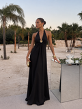 VESTIDO OPEN BACK PRETO