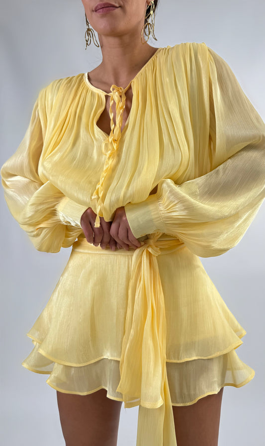 VESTIDO SUNFLOWER AMARELO 1