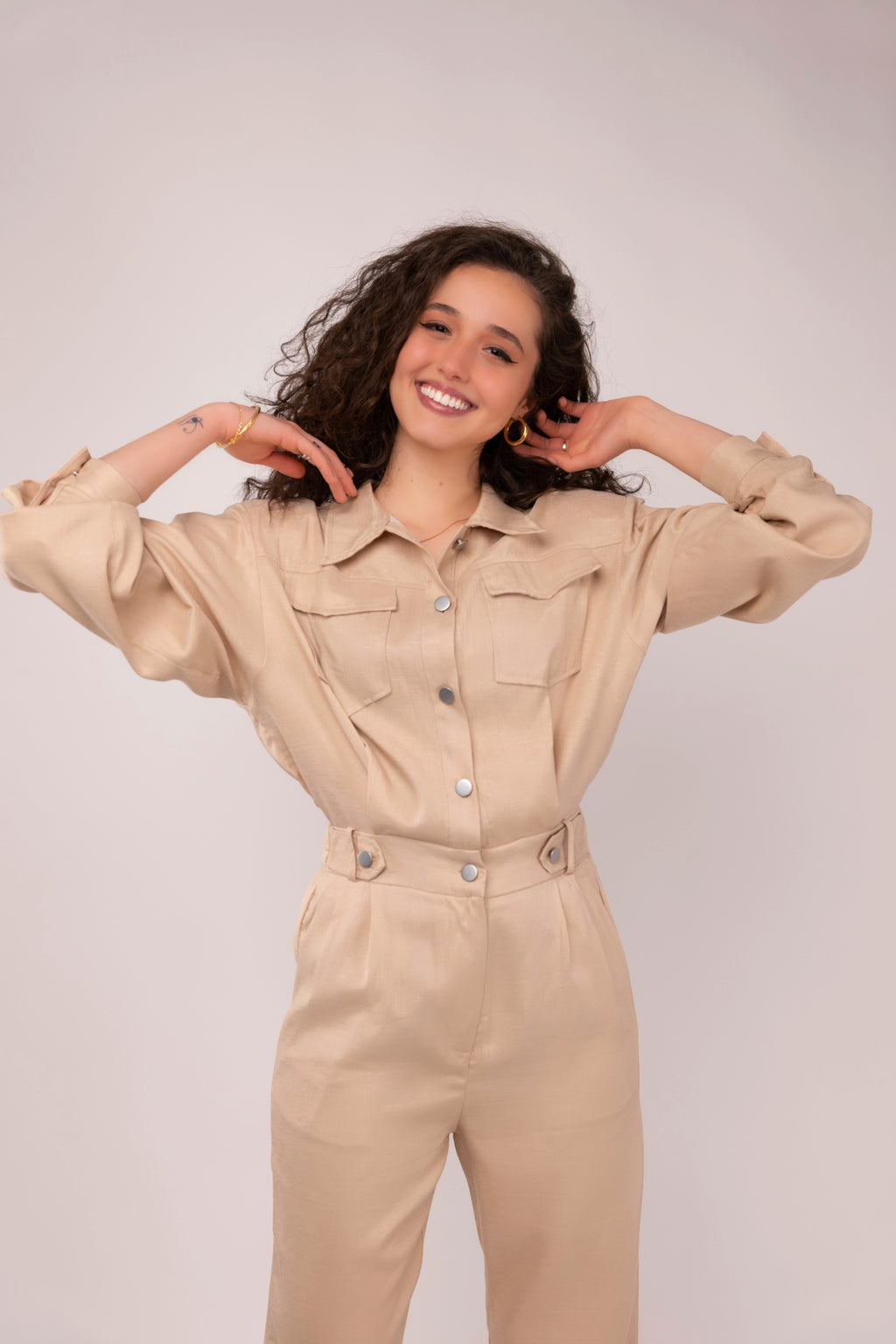 Tuta beige