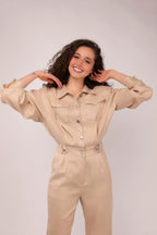 Tuta beige