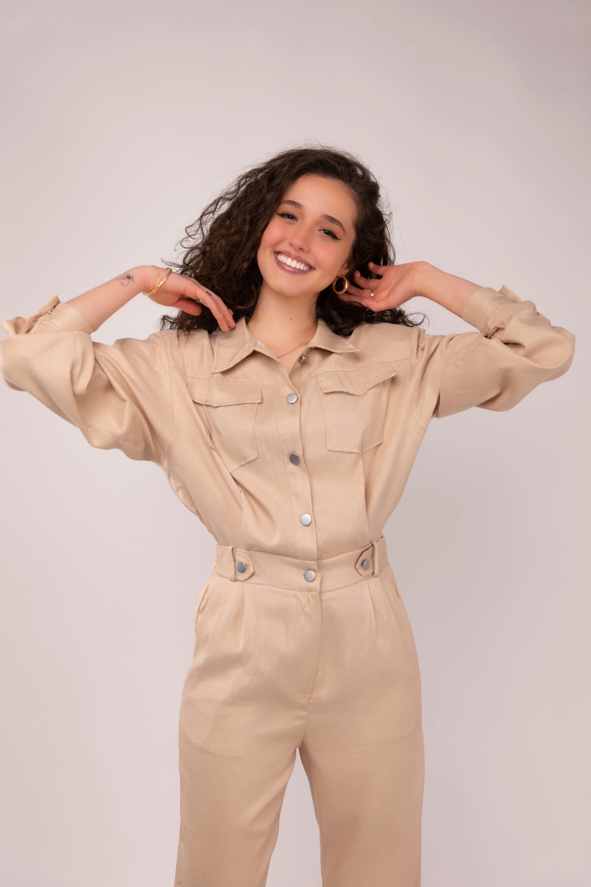 Tuta beige