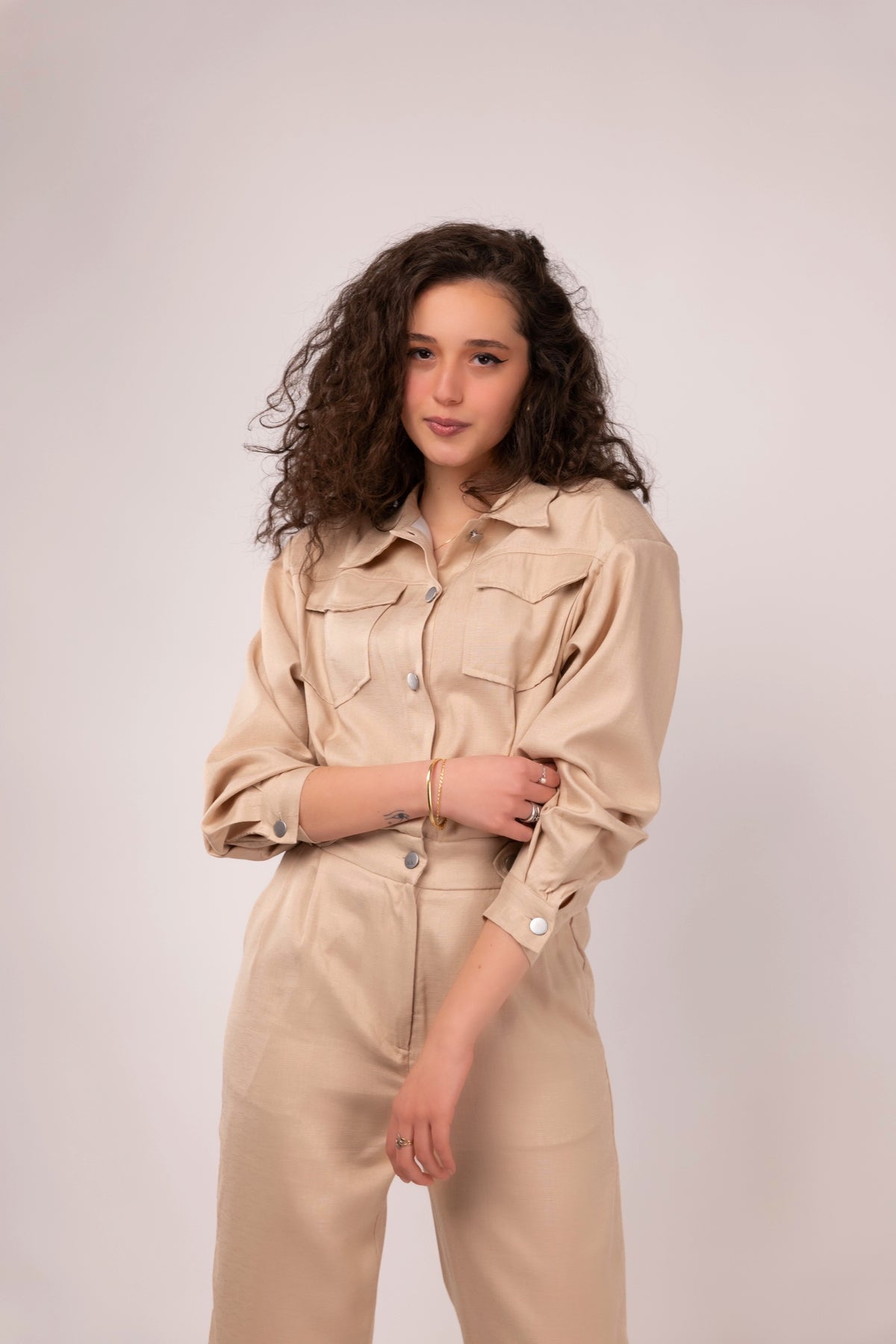 Tuta beige
