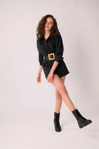 Conjunto Calções e Camisa Preto